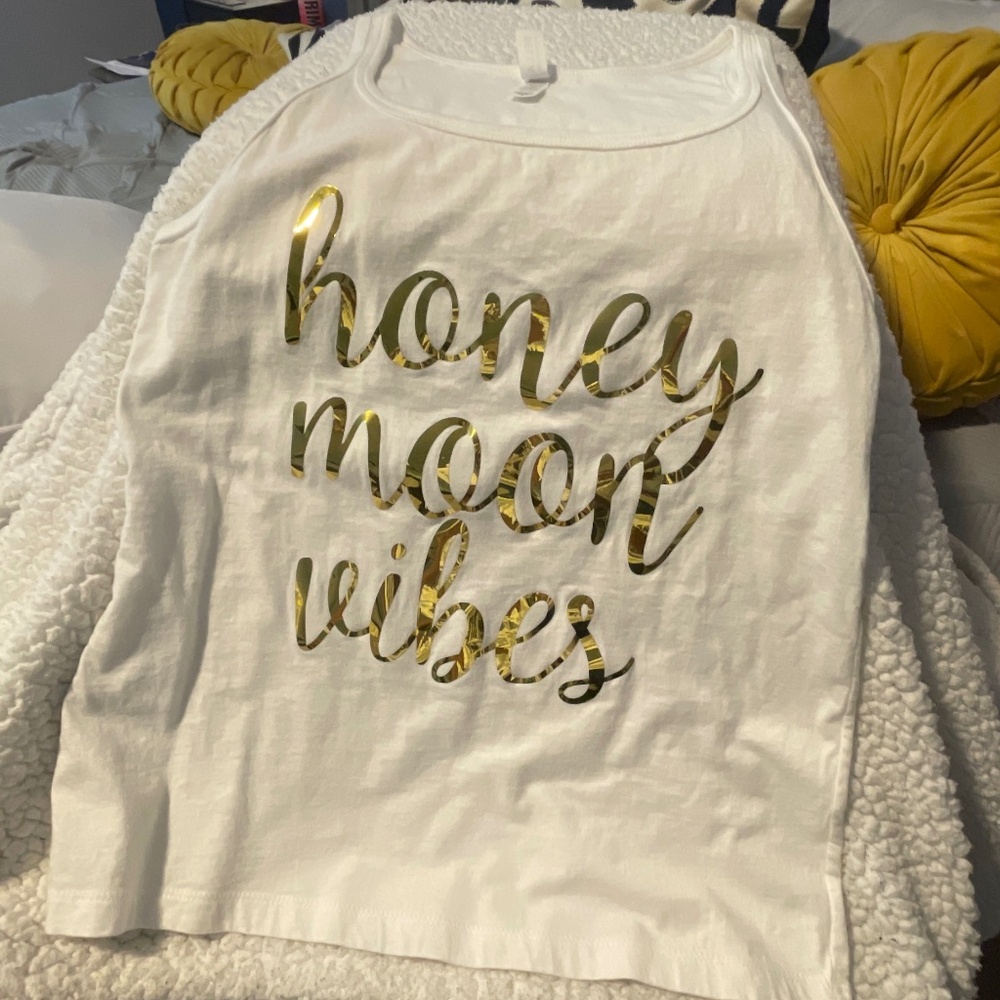 Custom Honeymoon Vibes tank top